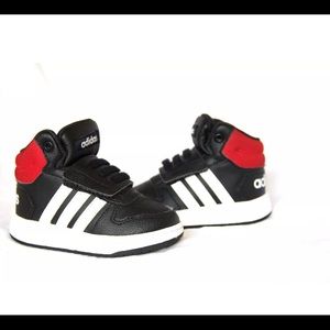 Adidas Hoops Mid 2.0 Red,Black Toddler 5C